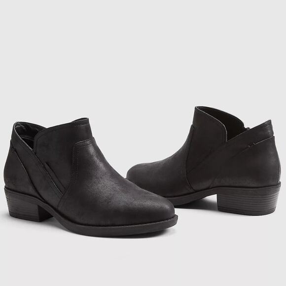 LANE BRYANT DREAM CLOUD FAUX SUEDE SIDE-DIP BOOTIES LADIES 11W NWOB😍CUTE - Picture 1 of 16